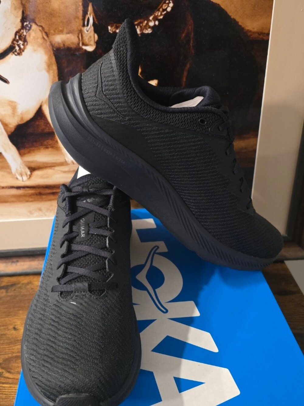 Hoka One One Solimar Triple Black Men’s Size 11 Running Shoes 1123074-BBLC NEW